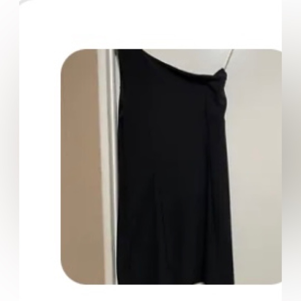 Boston Proper one shoulder black dress size small.